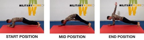 MW Elbows Plank Knee Touch Backstroke