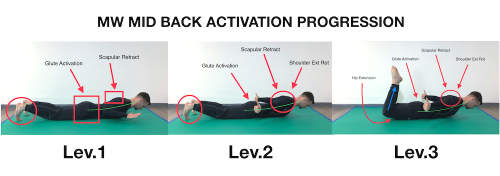 MW Mid Back Activation Prog (L1+L2+L3)