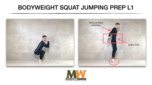 MW Bodyweight Squat Jumping Prep L1