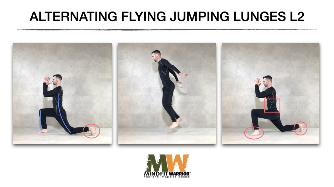 MW Alternating Flying Jumping Lunges L2