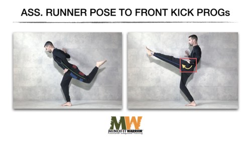 Assisted Runner Pose to Front Kick Progs