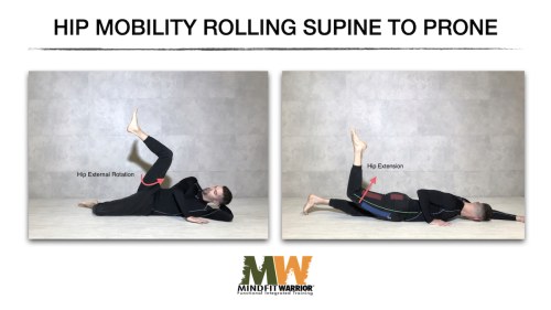 Hip Mobility Rolling Supine to Prone